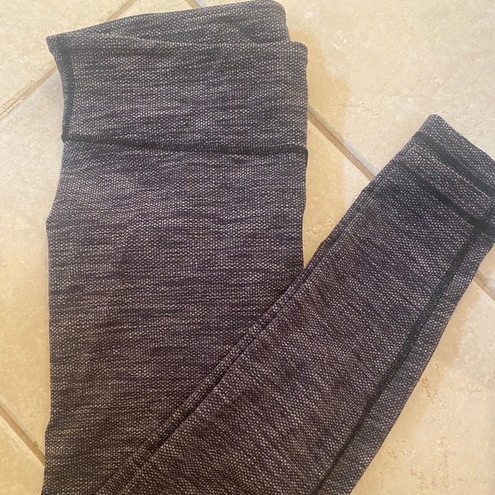 Lululemon Wunder Under Heathered Leggings